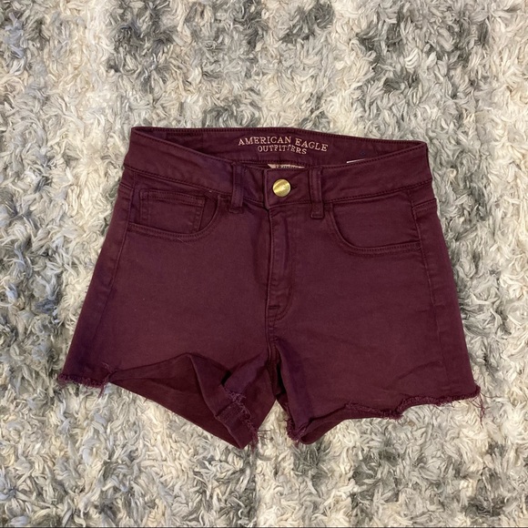 Size 4 American Eagle High Rise Stretch Shorts - Picture 2 of 5